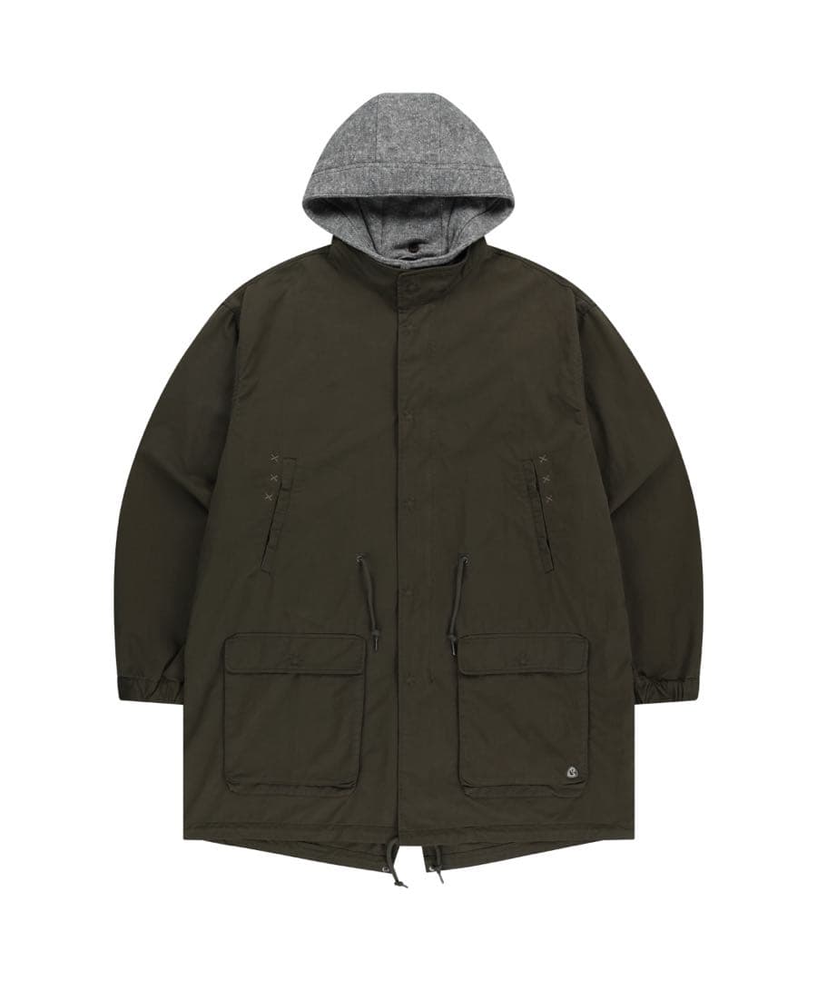 ジャケット・アウター coyseio WASHED MILITARY JACKET / KHAKI