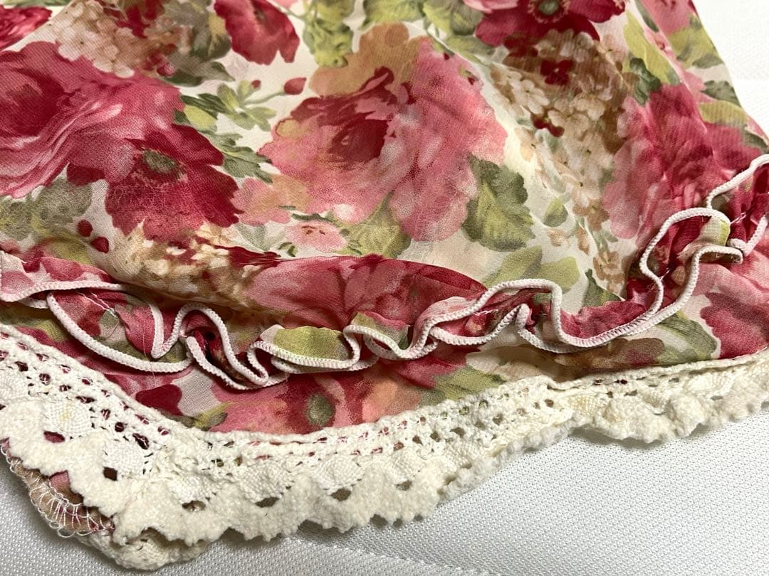 LIZLISA リズリサ 花柄シフォンキャミソール 希少品 平成 y2k ピンク