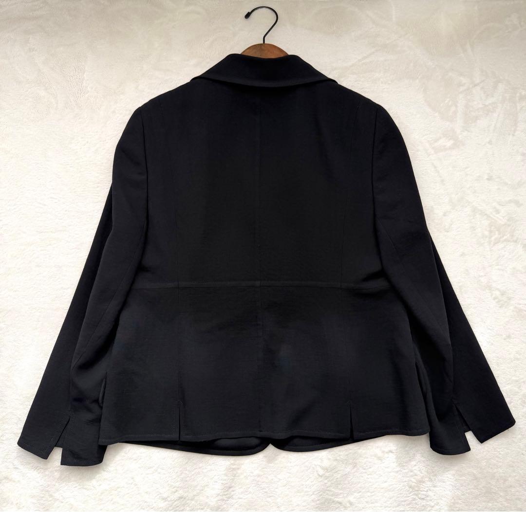 AKRIS アクリス ブラック フォーマル ジャケット 美シルエット 黒
