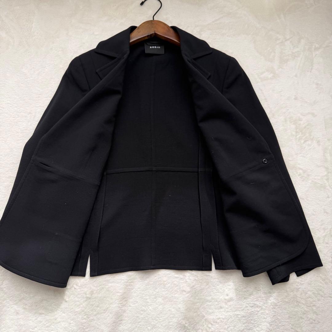 AKRIS アクリス ブラック フォーマル ジャケット 美シルエット 黒