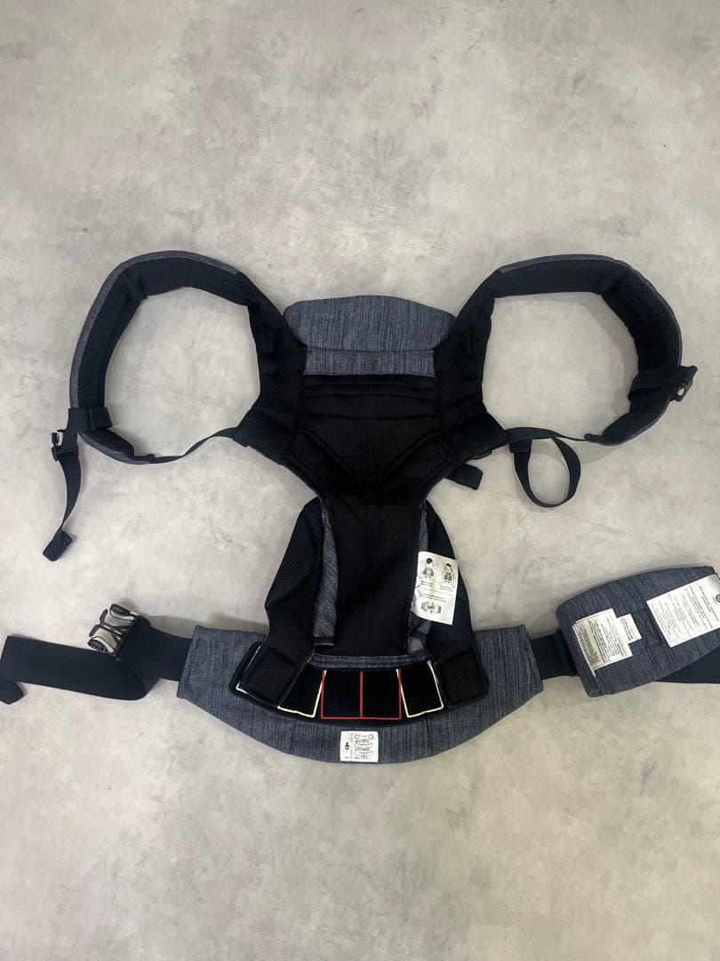 美品　エルゴベビー オムニ360 クールエア インディゴウィーブ