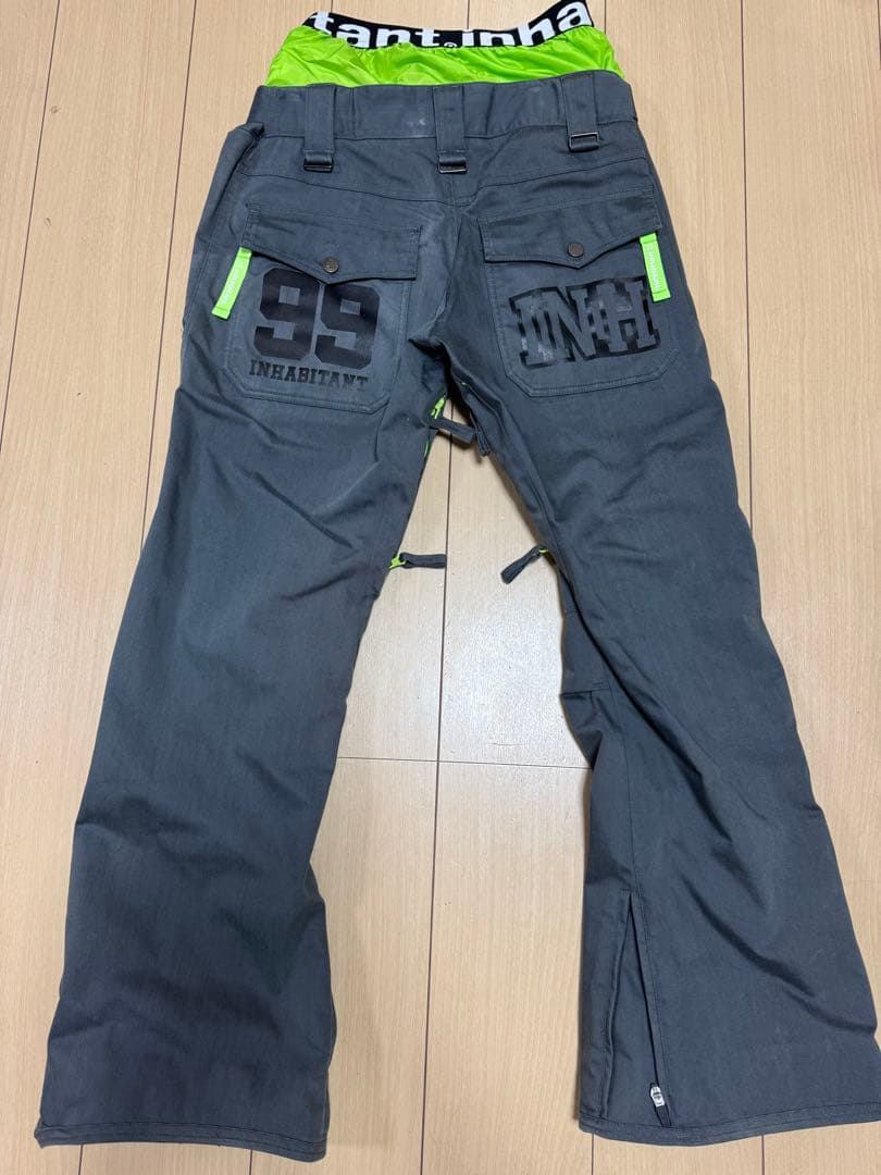 インハビタント inhabitantスノーボードパンツ USA M