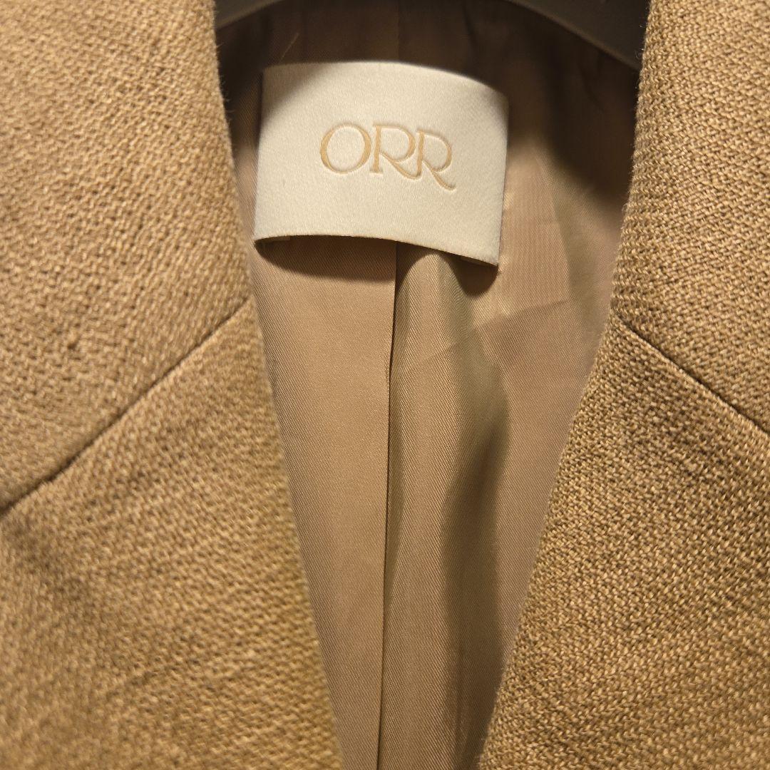 ORR ベージュ リネン テーラードジャケット
