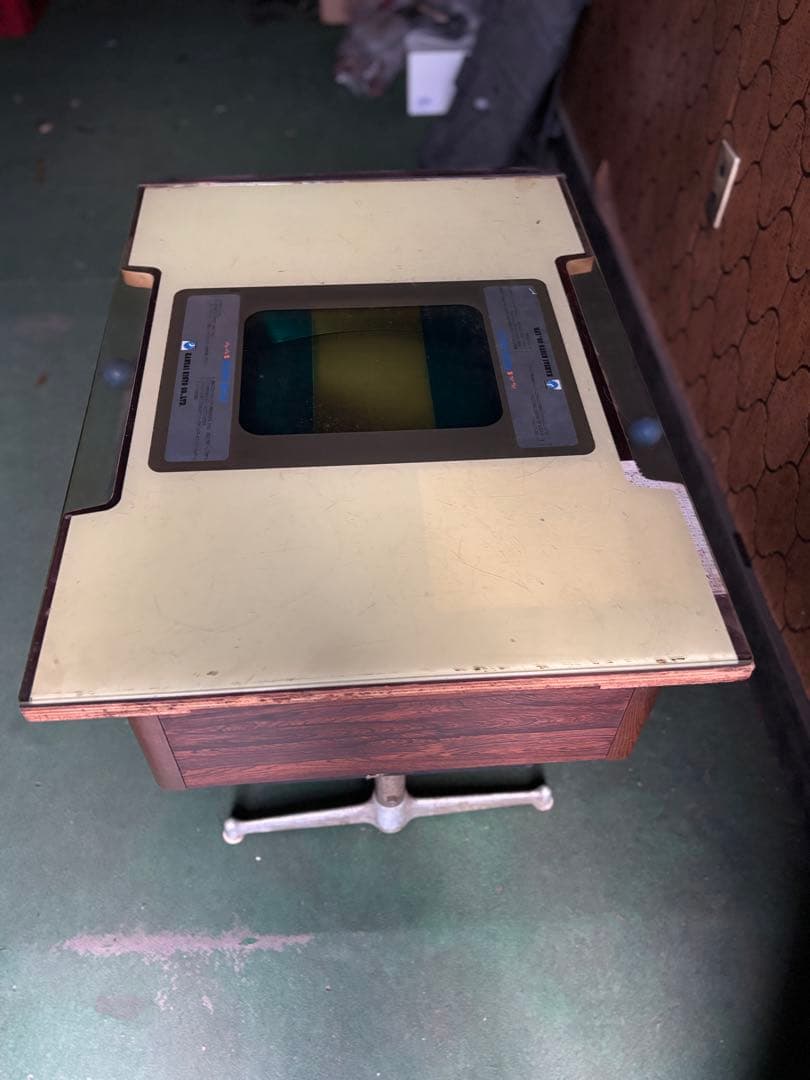 オ*ン様 2/21までの期間限定出品 インベーダーゲーム テーブル型ゲーム機 木