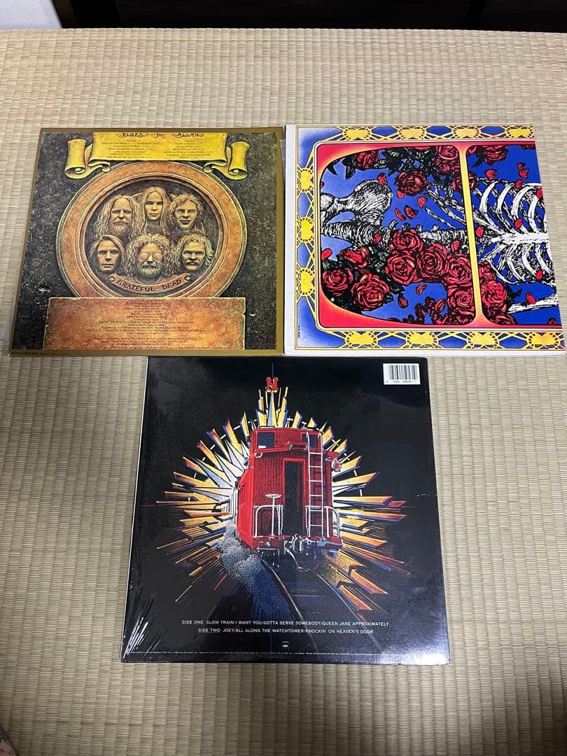 GRATEFUL DEAD/SKULL&ROSEほか　LPレコード3作品セット