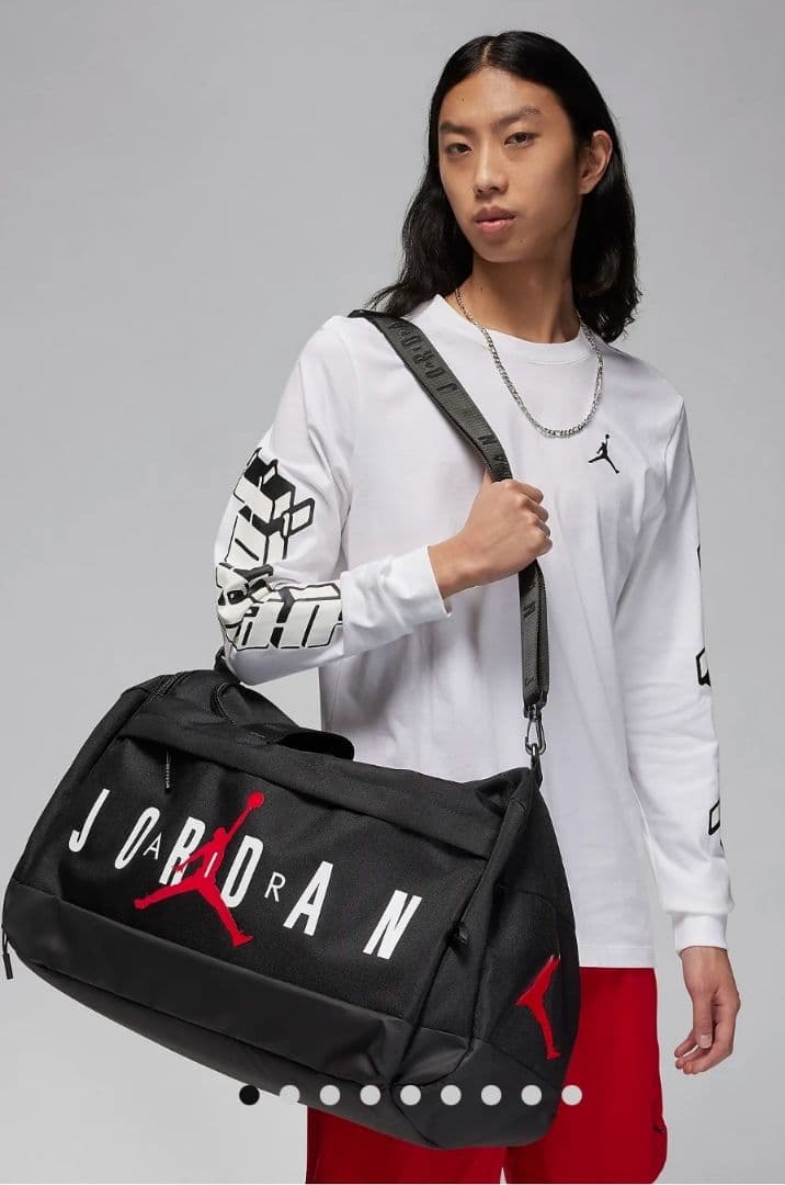 NIKE　新品　Jordan 　ボストンバッグ 　ブラック　63L　完売カラー