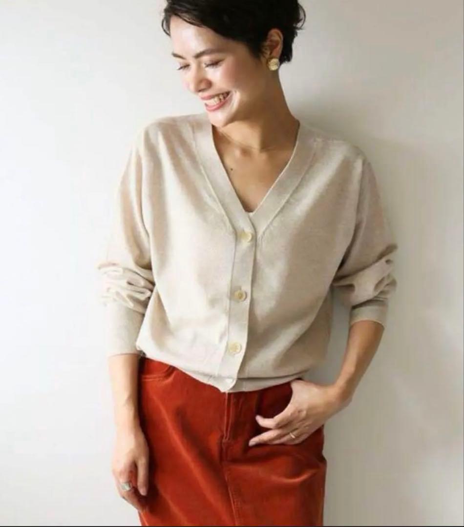 Spick&Span ＊ITALYウールカーディガン2WAY