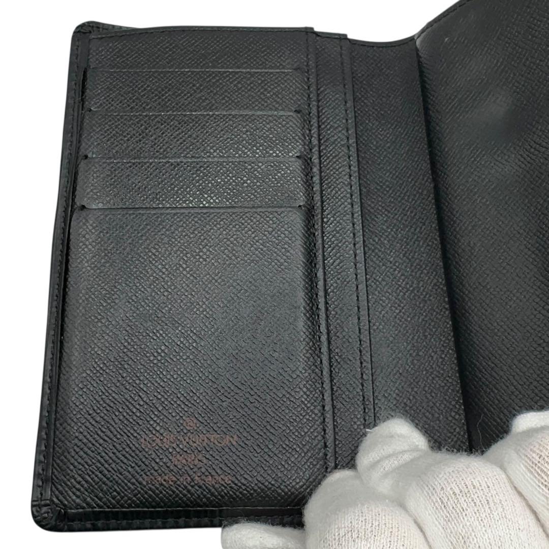 未使用品級✨LOUISVUITTON エピ ヴィエノワ 折財布 ブラック