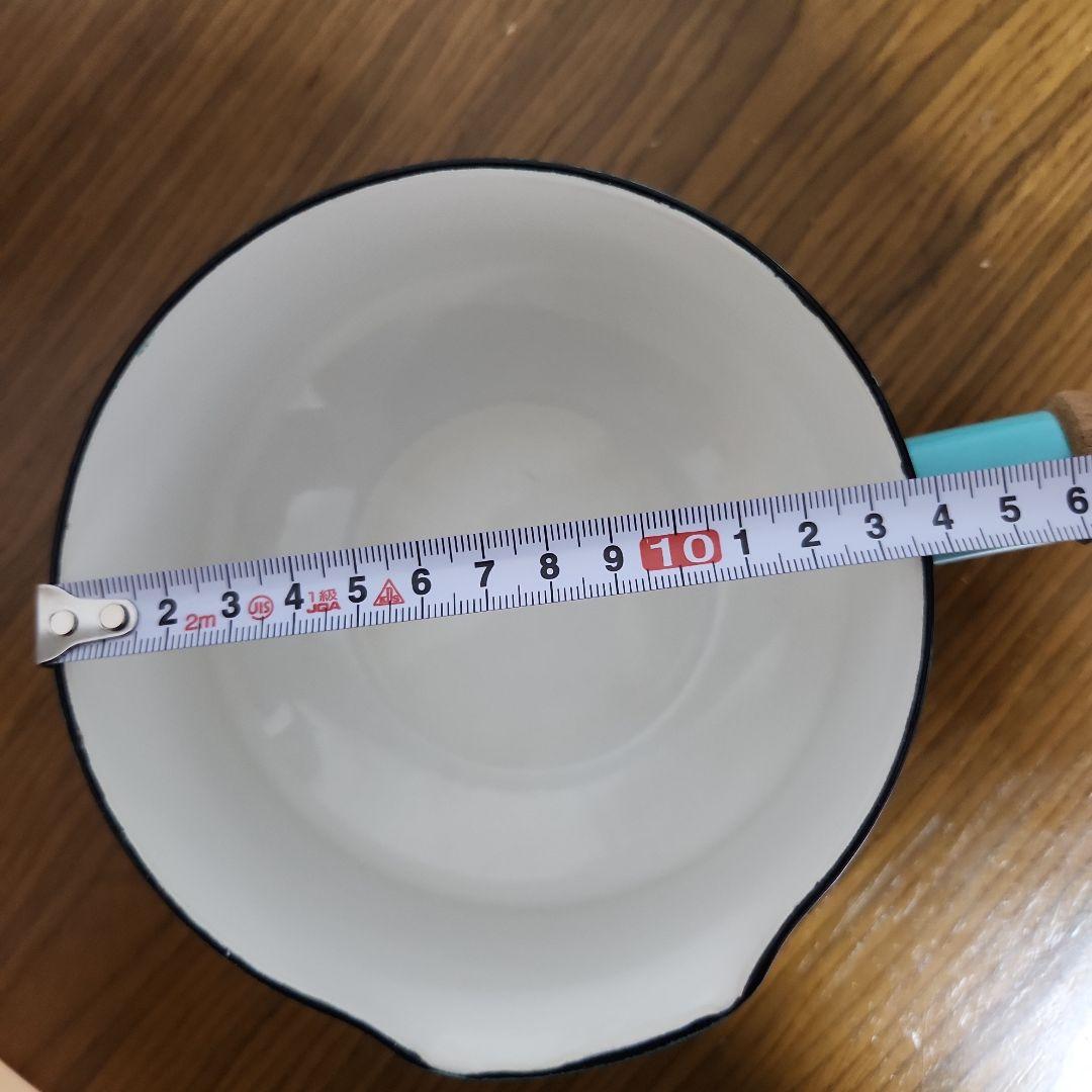 【DANSK】ホーロー 片手鍋 コベンスタイル ターコイズ 直径：約14cm