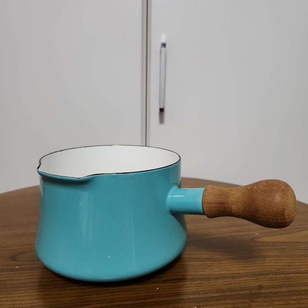 【DANSK】ホーロー 片手鍋 コベンスタイル ターコイズ 直径：約14cm