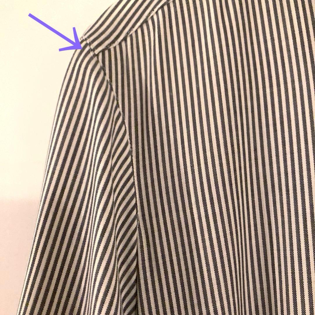 madameHcloset グレーシャツ ワンピースサイズ38
