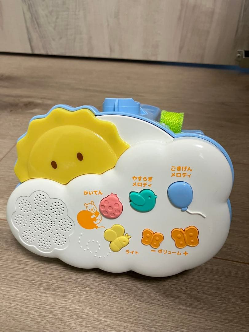 美品　プーメリー　えらべる回転6wayジムにへんしんメリー プーさん