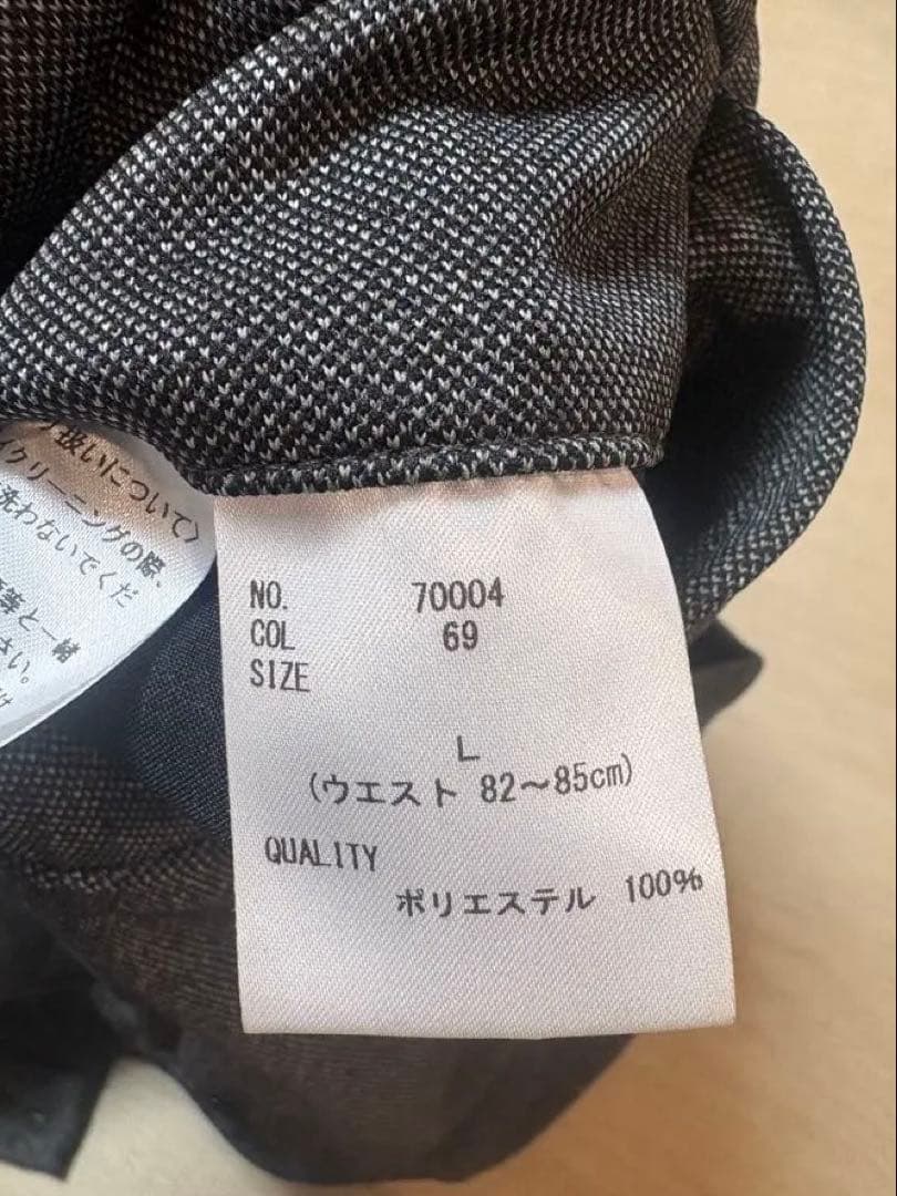 青山　ゼロプレッシャースーツ　セットアップ　ブラウン　グレー　L 洗えるスーツ