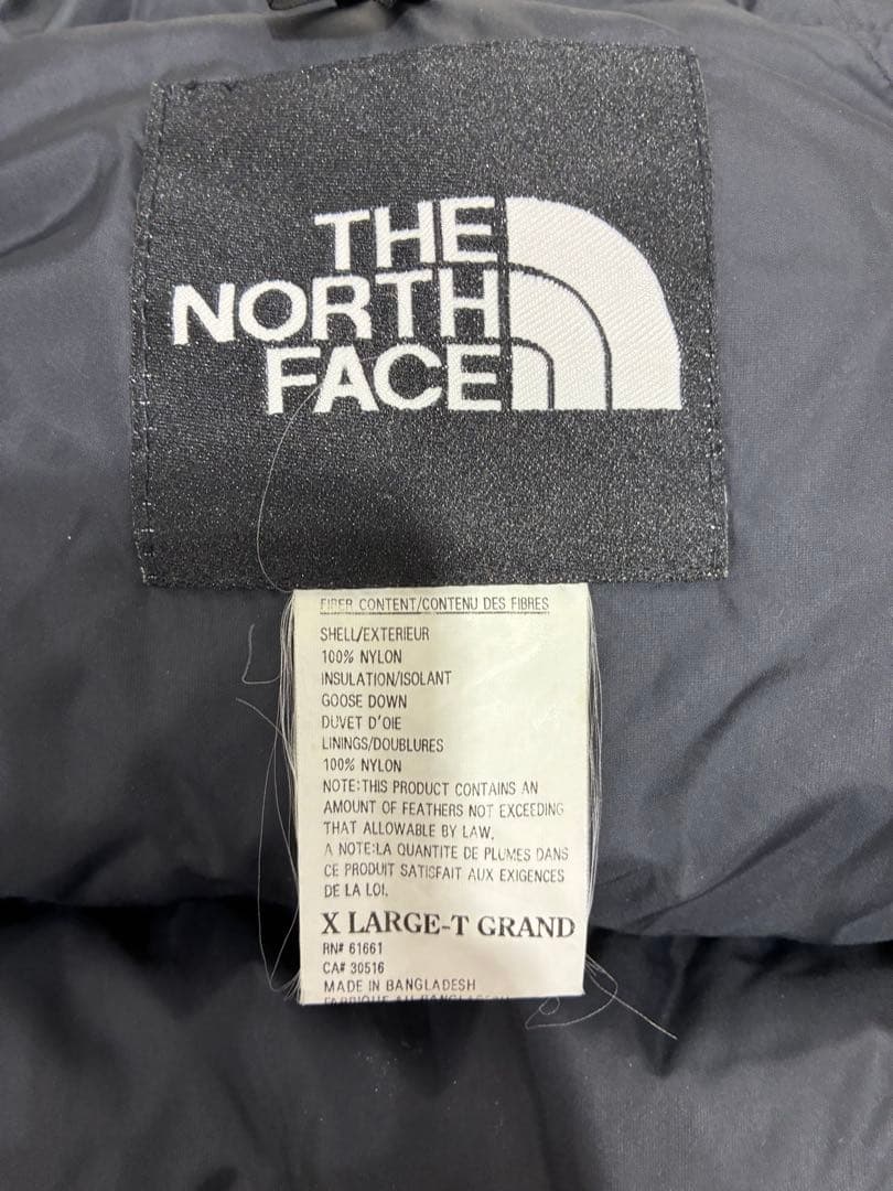押*忍様 THE NORTH FACE ダウンベスト X-LARGE ブラック