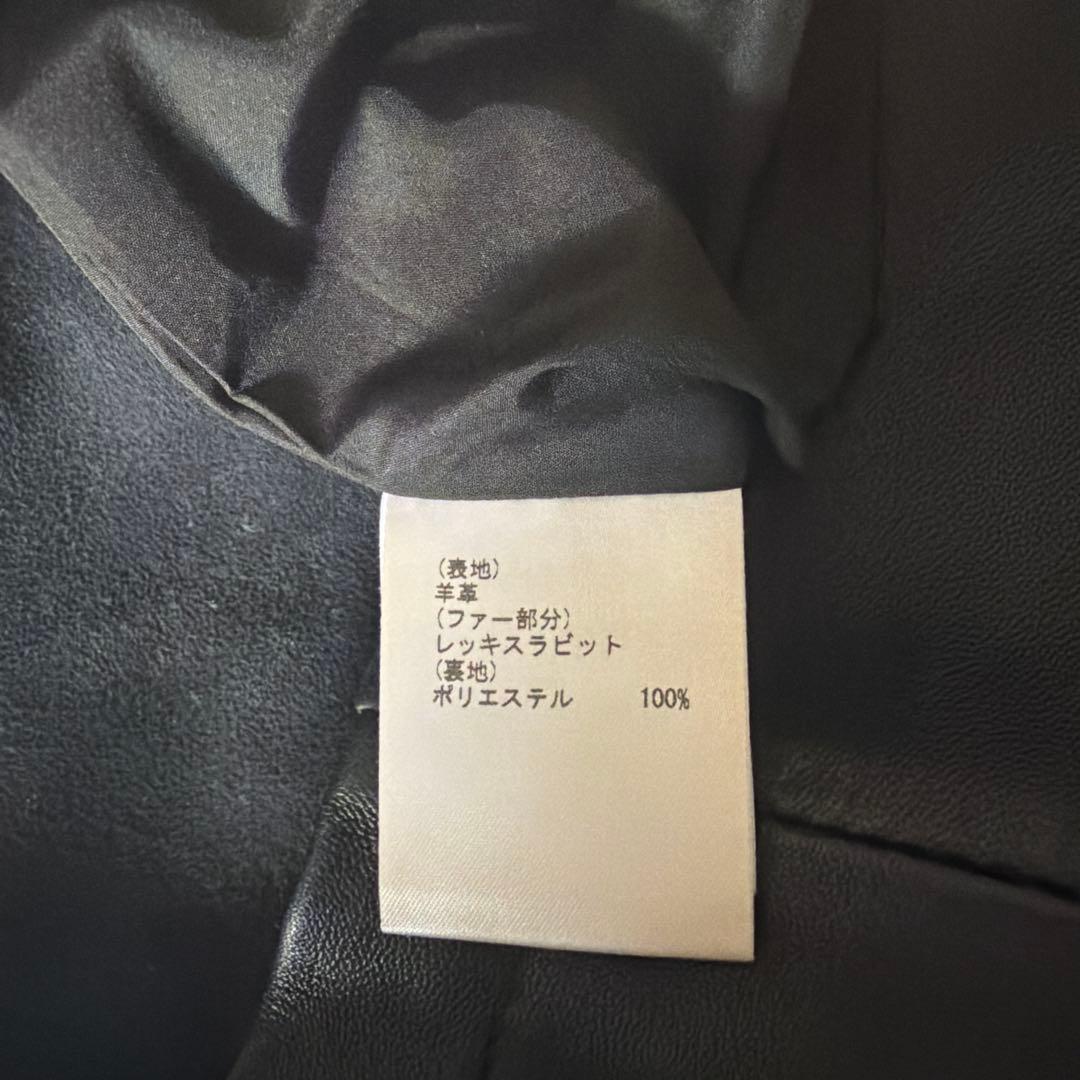 黒 レザー ノースリーブワンピース