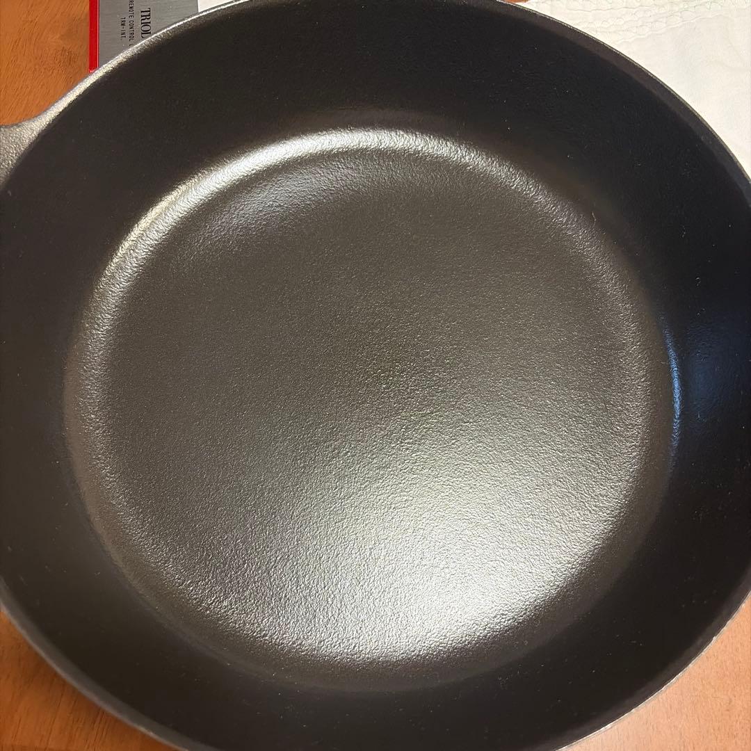 バーミキュラ　フライパン 26cm DEEP ガラス蓋付き　オークカラー