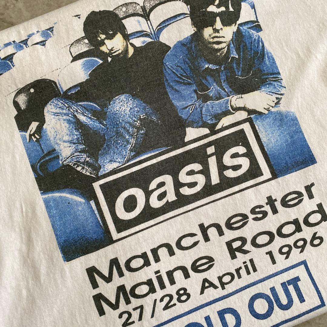 90sブートのブート00s〜オアシスTシャツUSA製XL