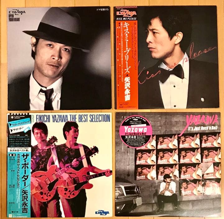 矢沢永吉 LPレコード盤15枚レコジャケ+希少！レアカレンダー1986 やざわ