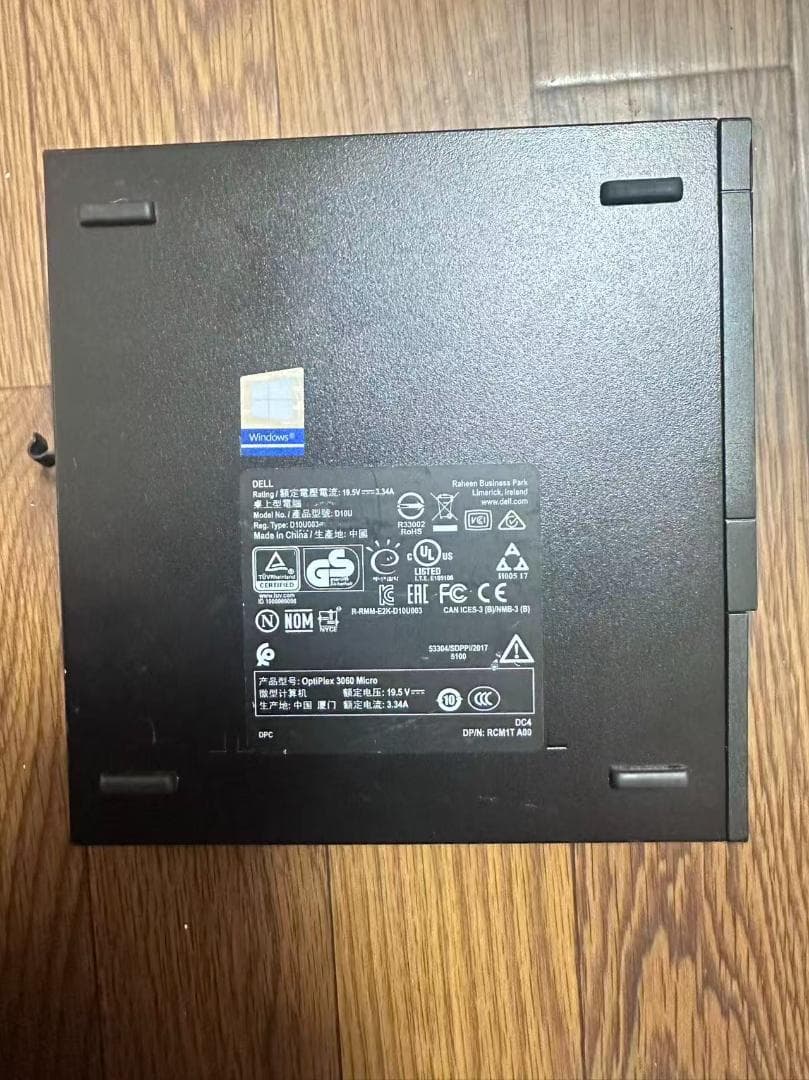 Windowsデスクトップ DELL OptiPlex 3060MFF i5-8 8GB SSD256GB