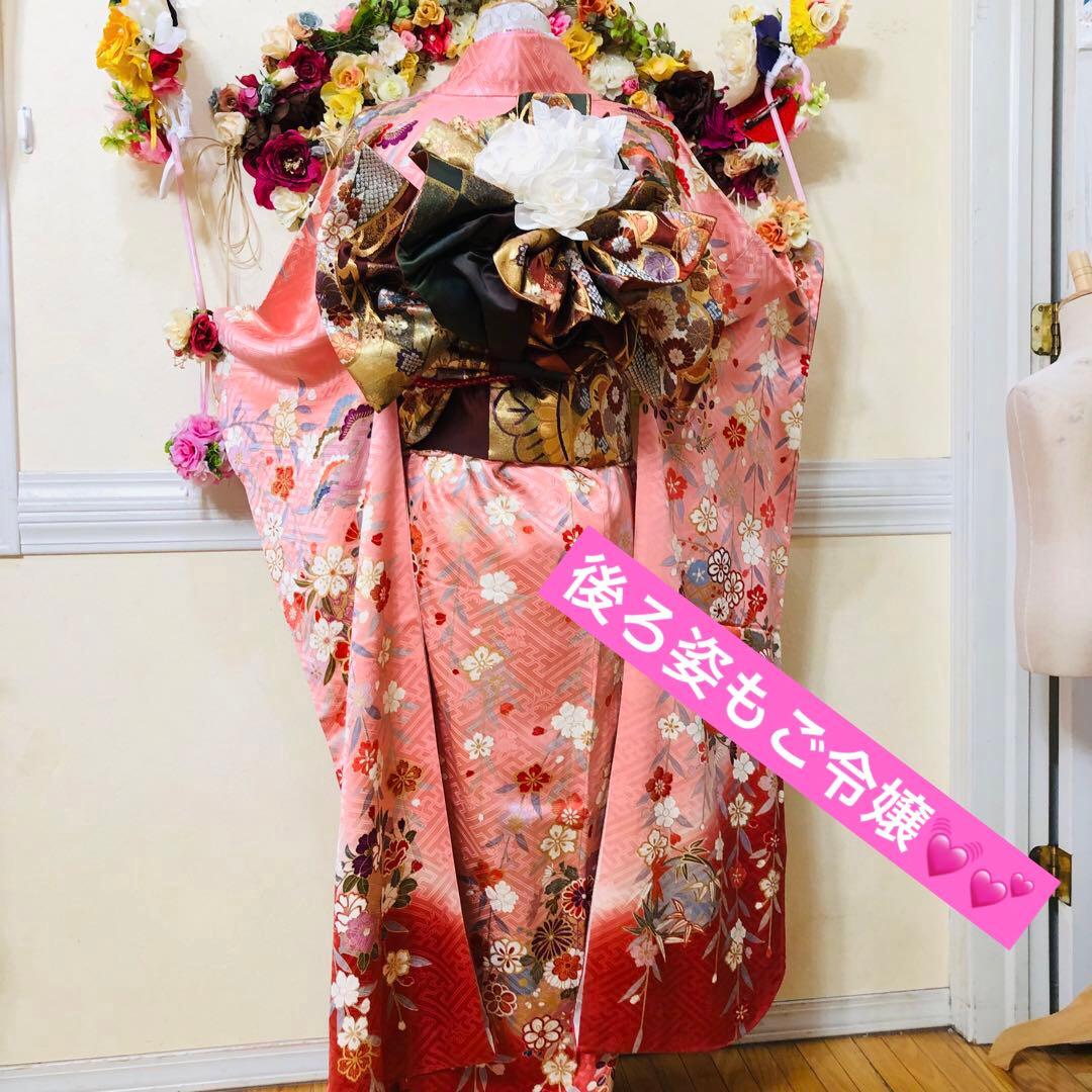 振袖正絹フルセット‼️豪華絢爛上質上品貴賓漂う古典柄⭐︎長襦袢付き⭐︎金駒金彩煌びやか