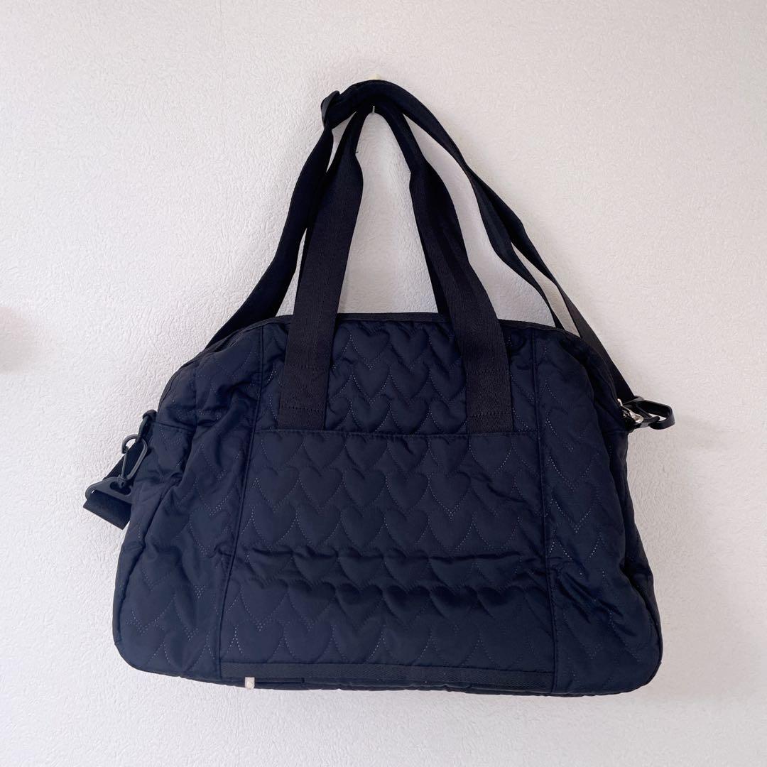 美品　LeSportsac トートバッグ ブラック　キルティング