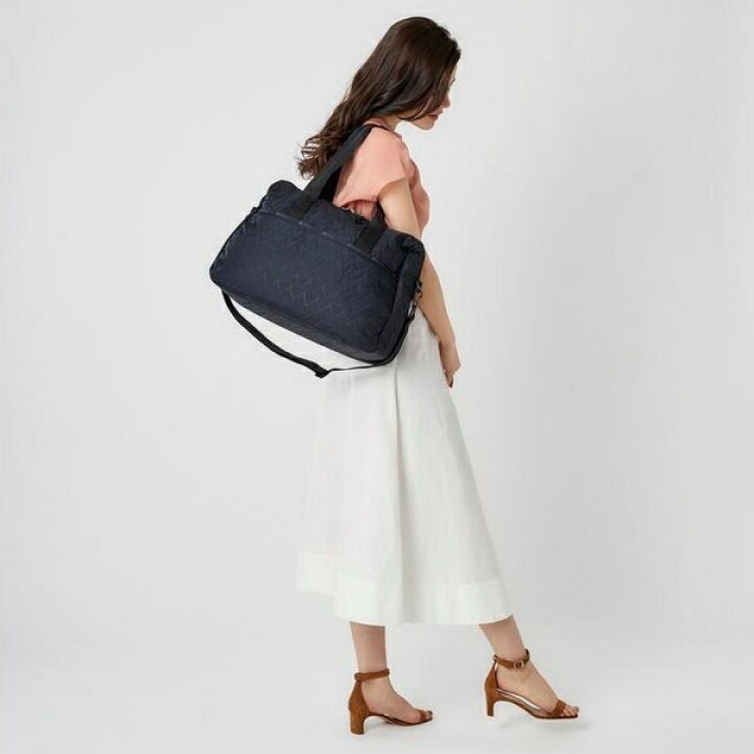 美品　LeSportsac トートバッグ ブラック　キルティング