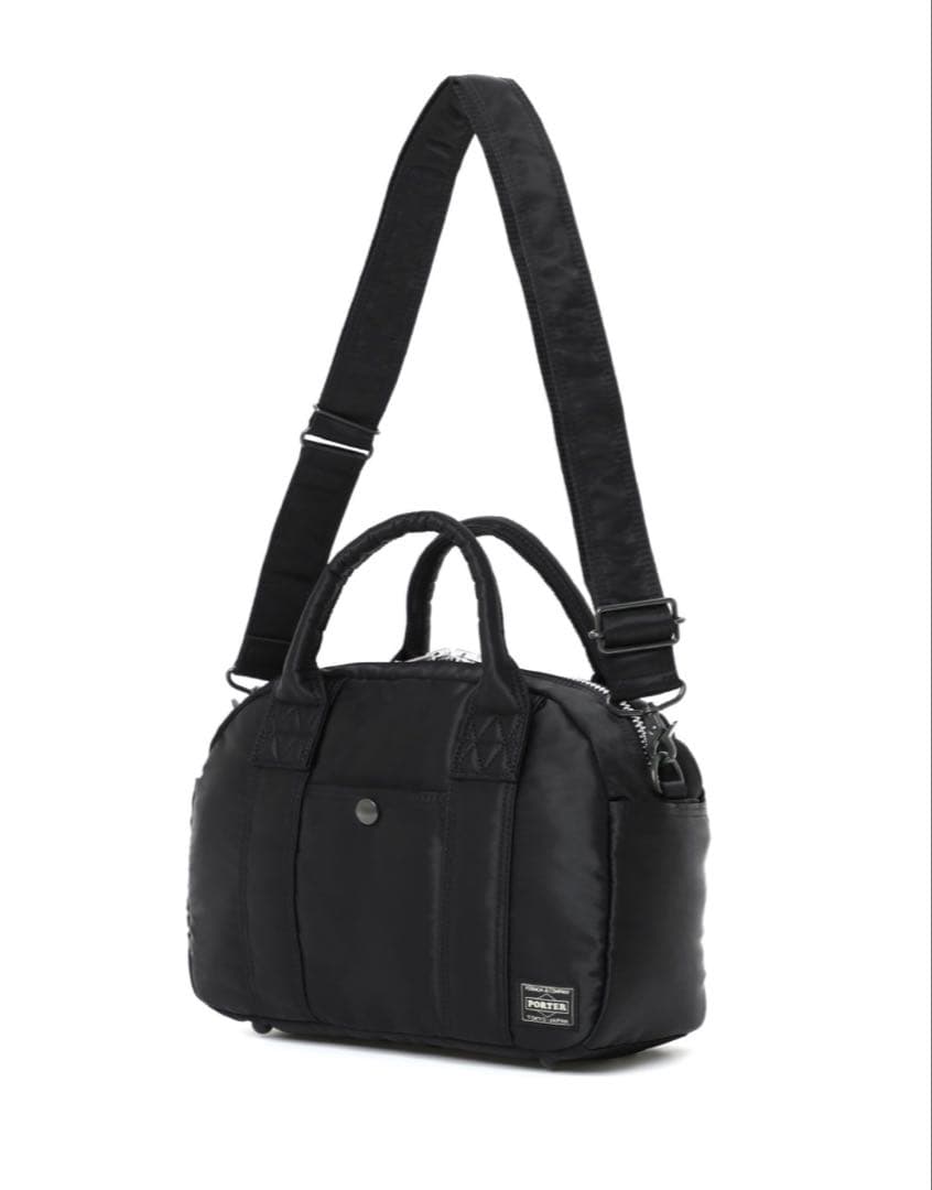 367【美品】PORTERポーター TANKER ボストンバッグ アイアンブルー