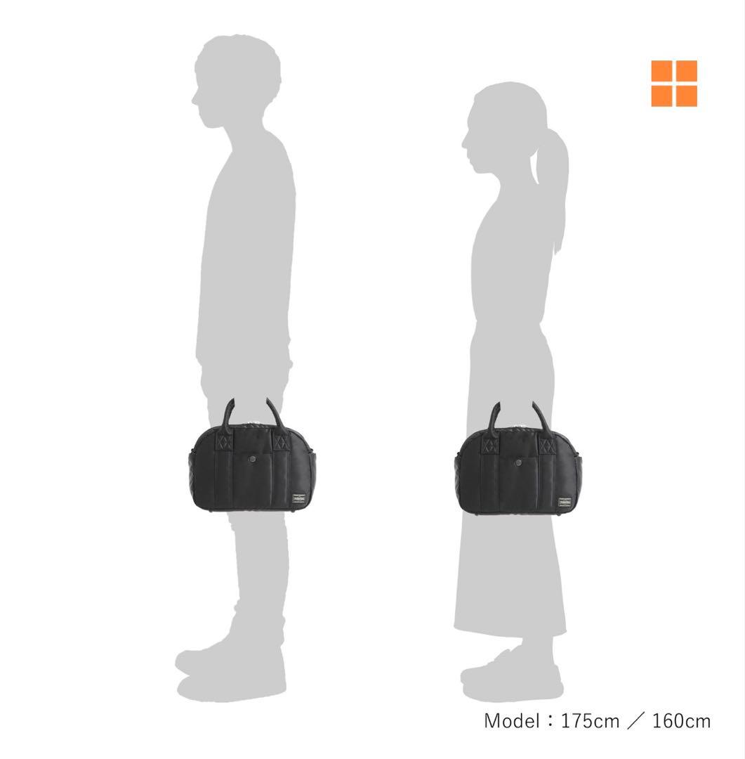 367【美品】PORTERポーター TANKER ボストンバッグ アイアンブルー