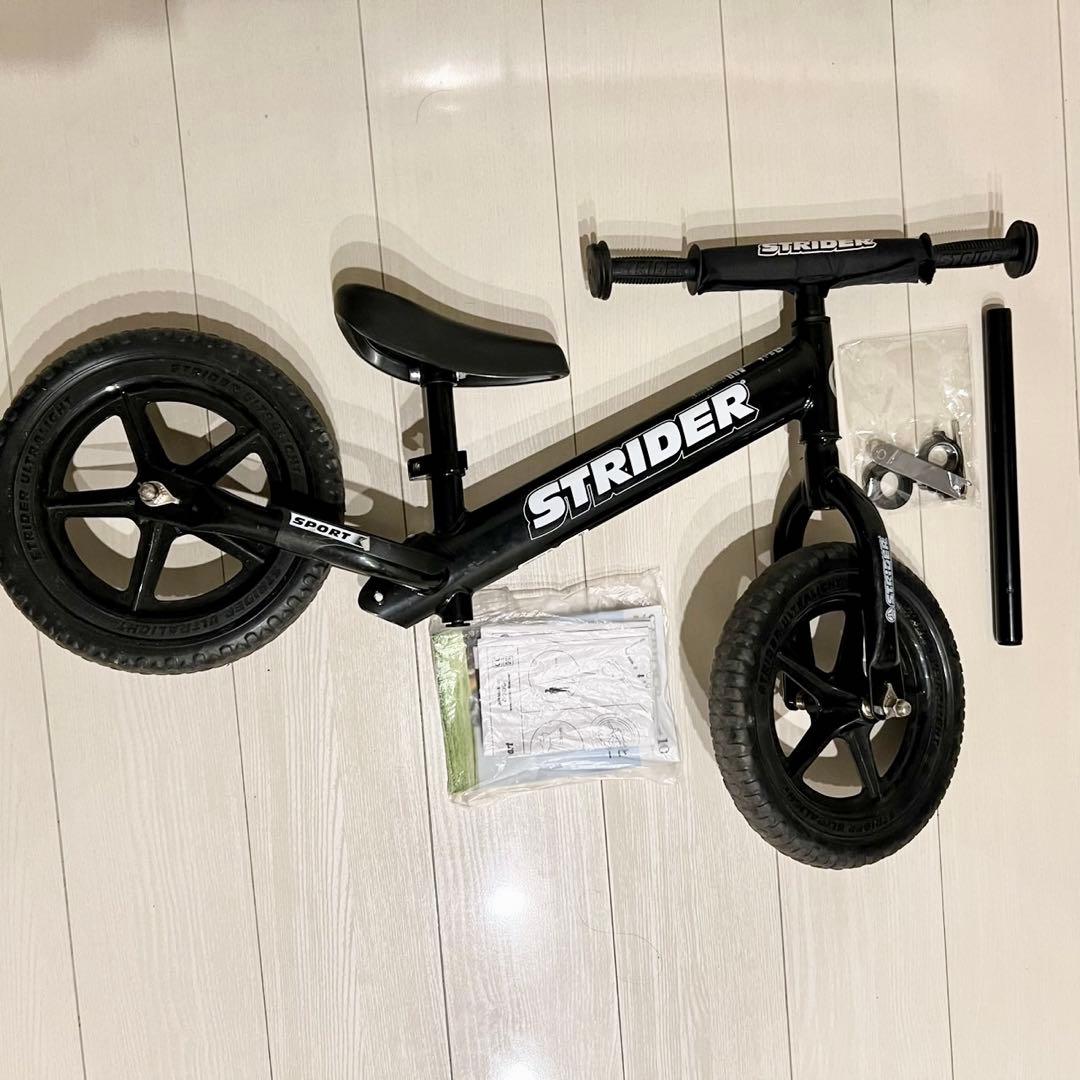 STRIDER ストライダー バランスバイク ブラック 12インチ キッズバイク