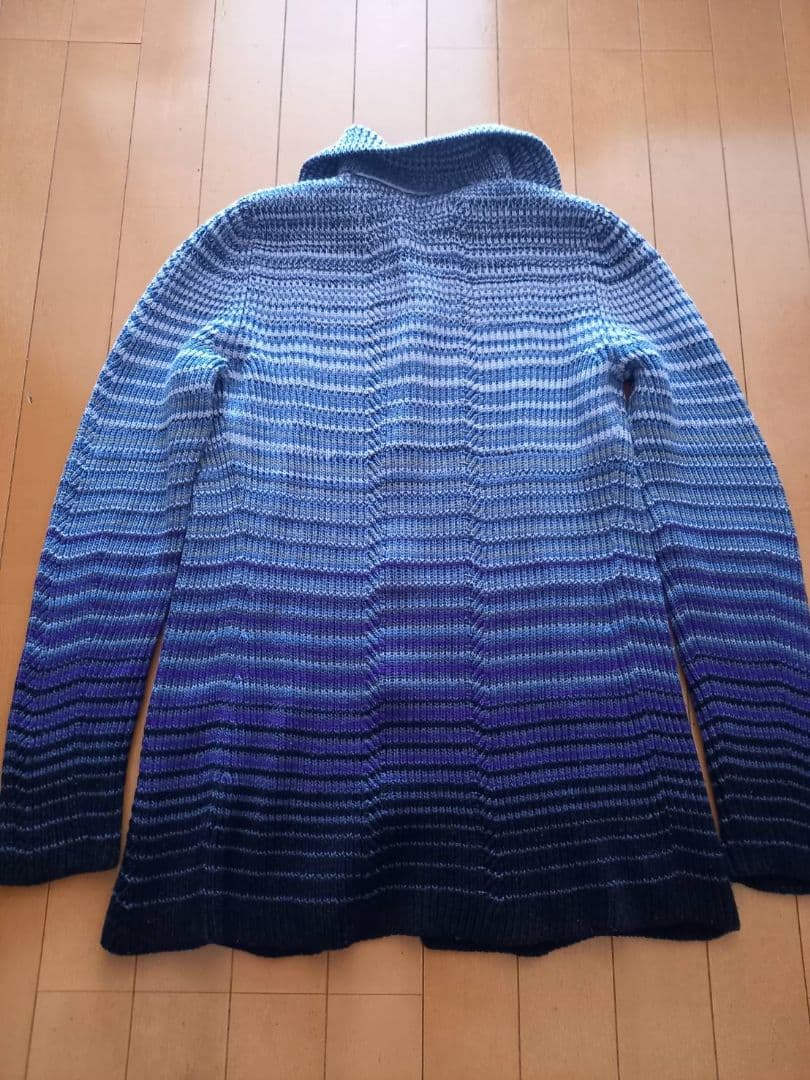 Missoni ウール　ロング　カーディガン　ニットコート　グラデーション