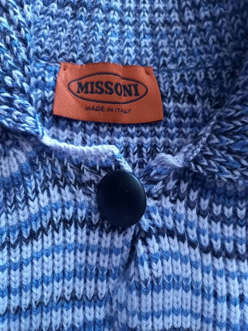 Missoni ウール　ロング　カーディガン　ニットコート　グラデーション