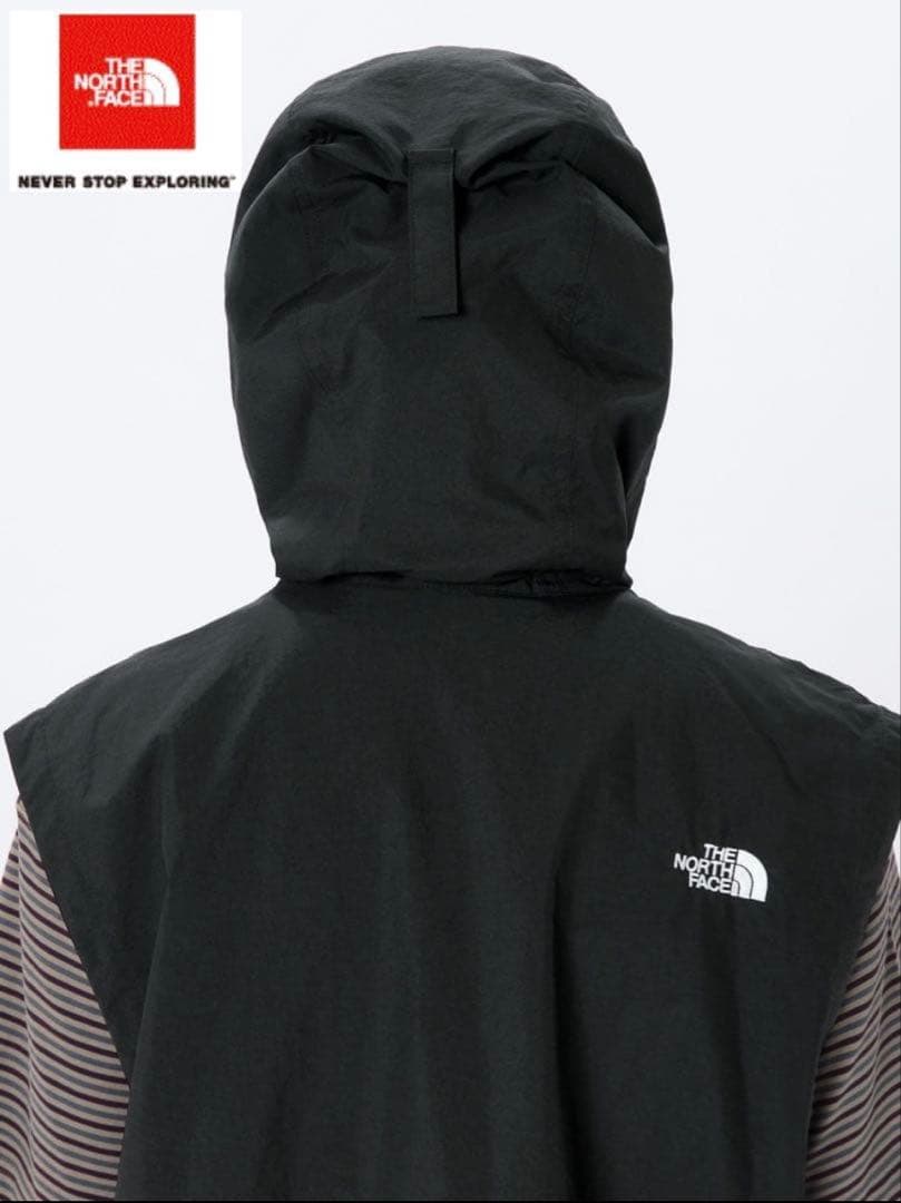 ザノースフェイス コンパクト フーデッド ベスト／黒 NP22635-K／XXL