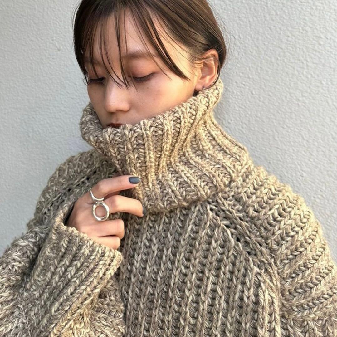 【TODAYFUL】 Volume Turtle Knit ミックスカラー F