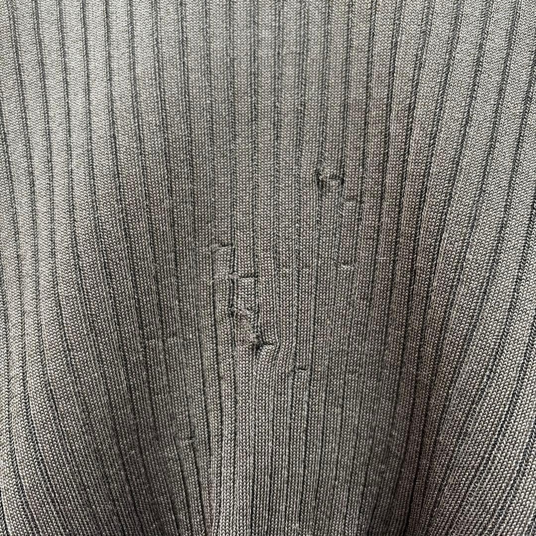 トップス FETICO STRIPE KNIT CARDIGAN