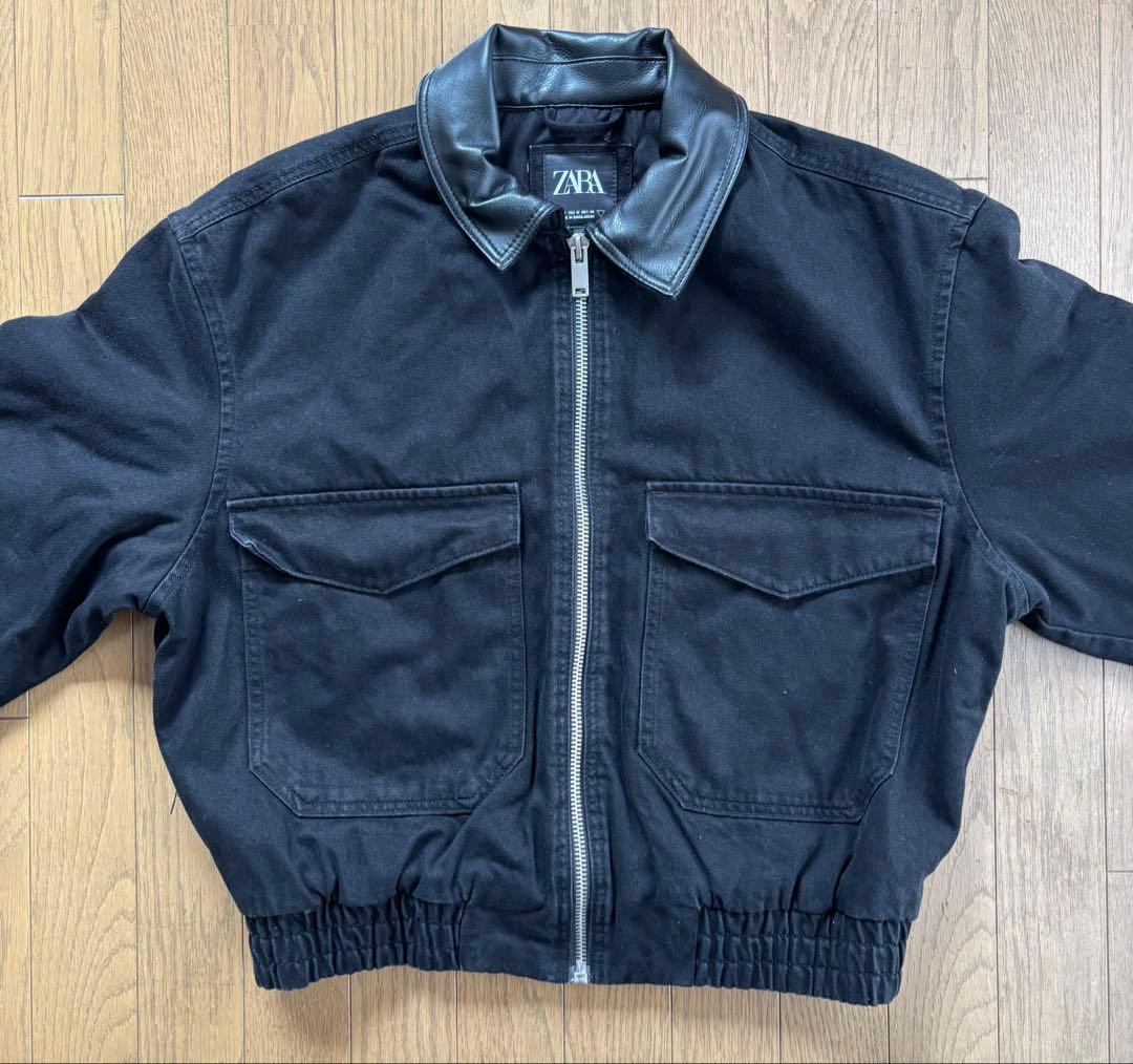 ZARA　ザラ　アウター　ジャンパー　ブルゾン　短丈　ジップアップ