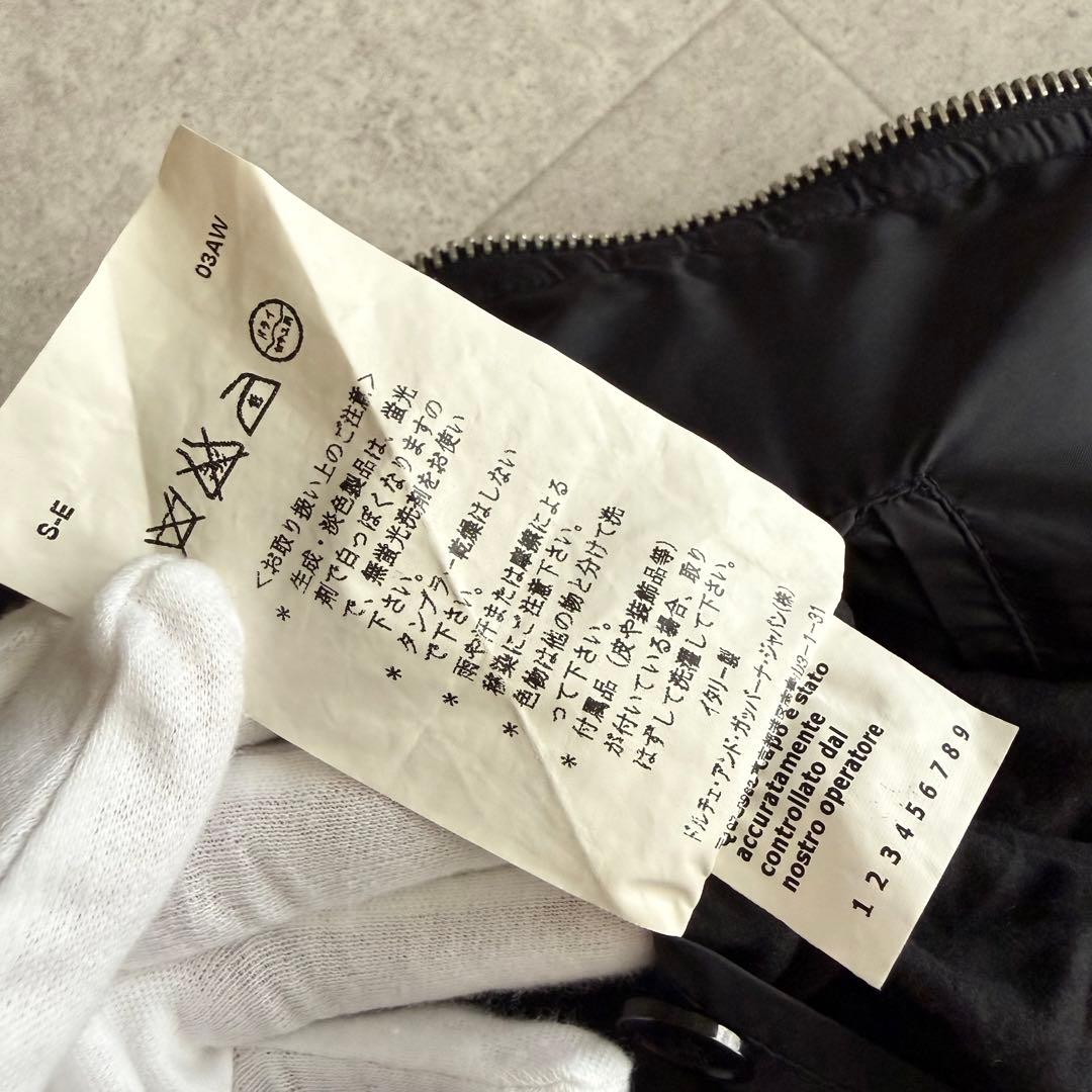 Dolce＆Gabbana 03AW detachable jacket 46