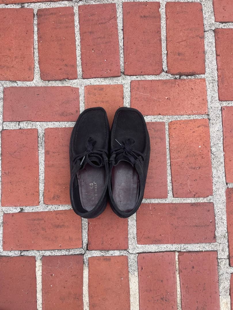 CLARKS ORIGINALS ワラビー　黒　27センチ