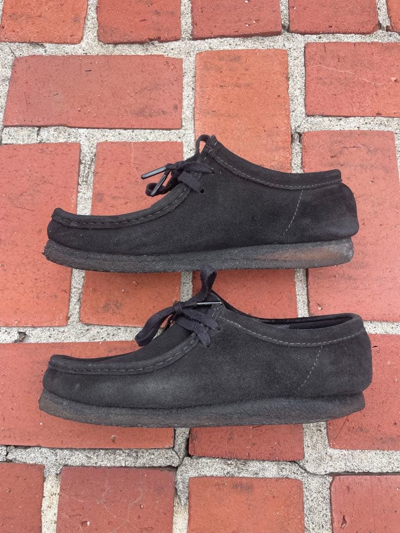 CLARKS ORIGINALS ワラビー　黒　27センチ