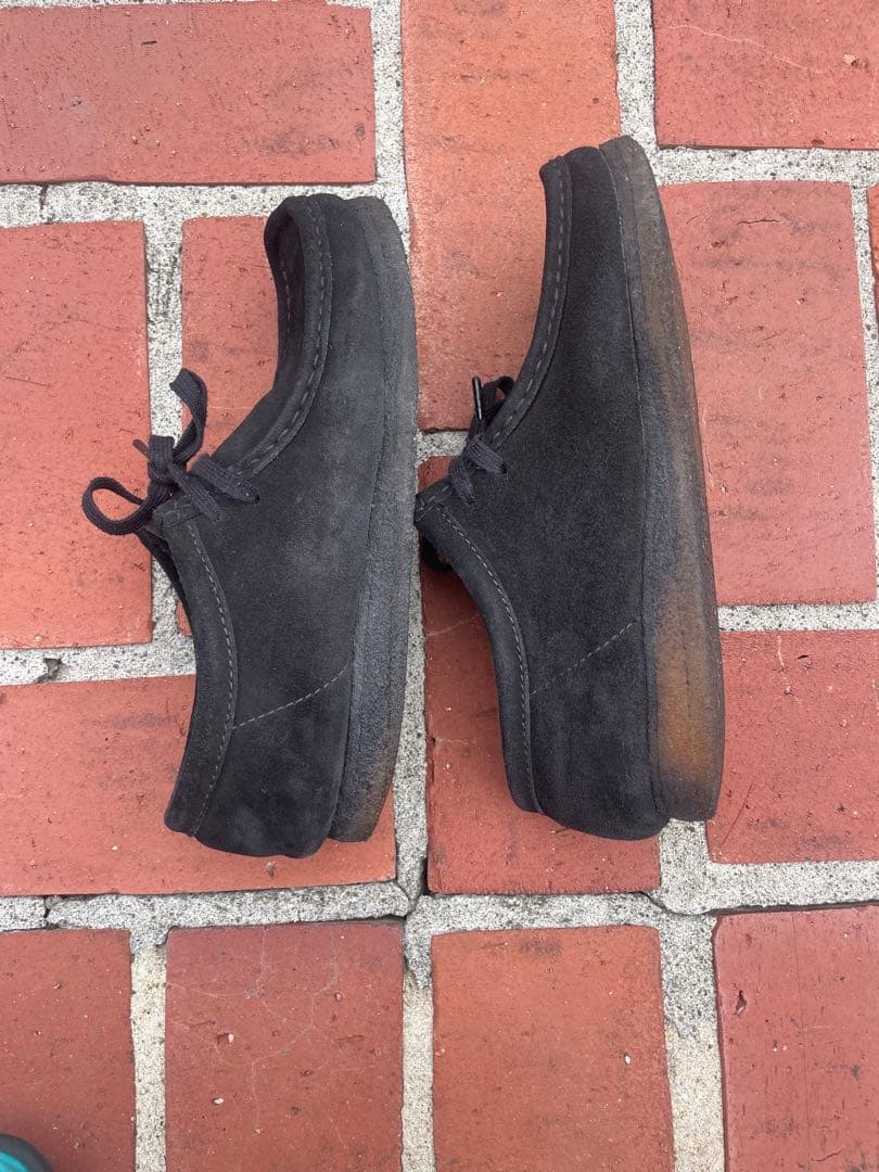 CLARKS ORIGINALS ワラビー　黒　27センチ