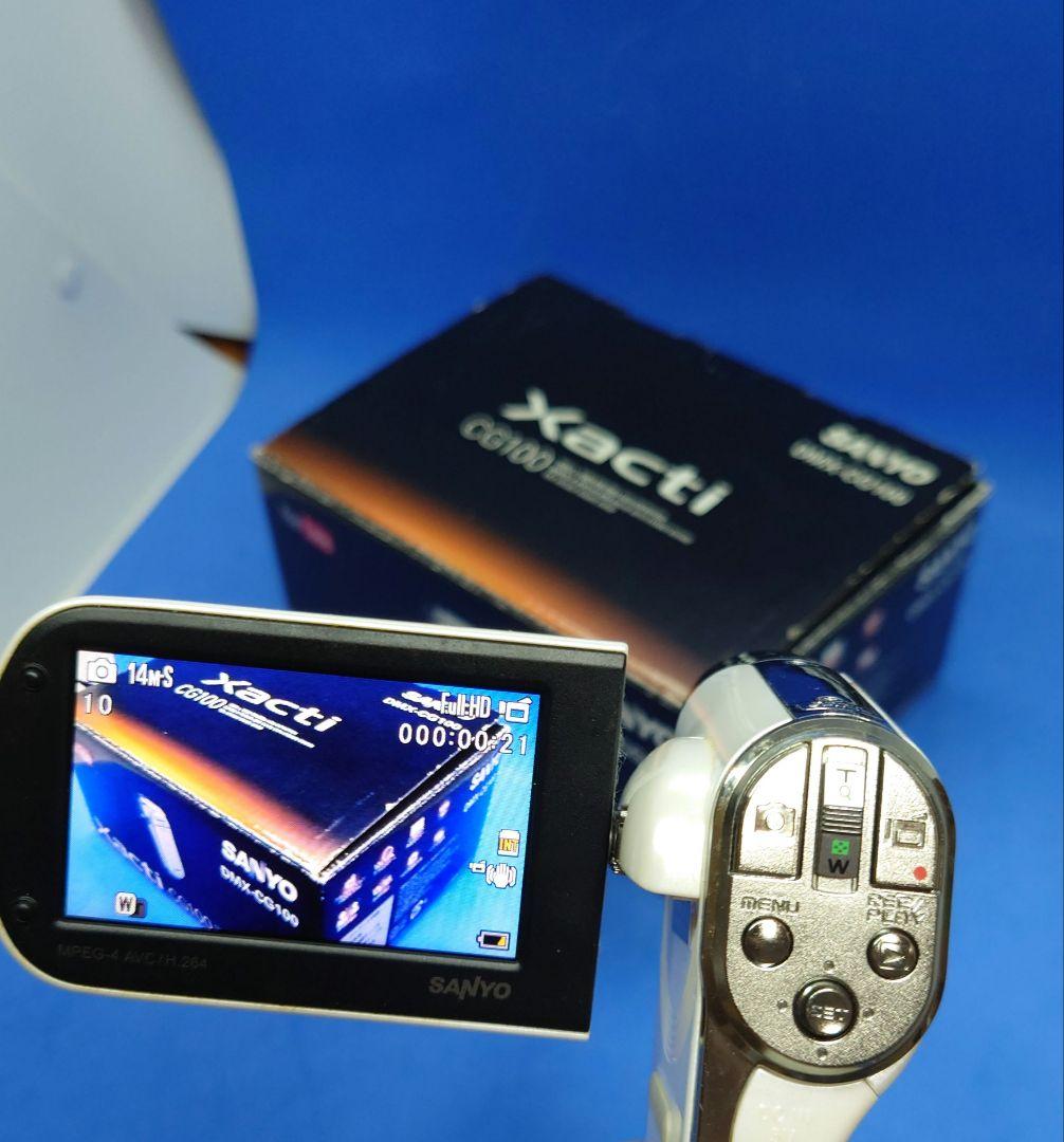 SANYO Xacti DMX-CG100 ビデオカメラ 本体 動作確認済み