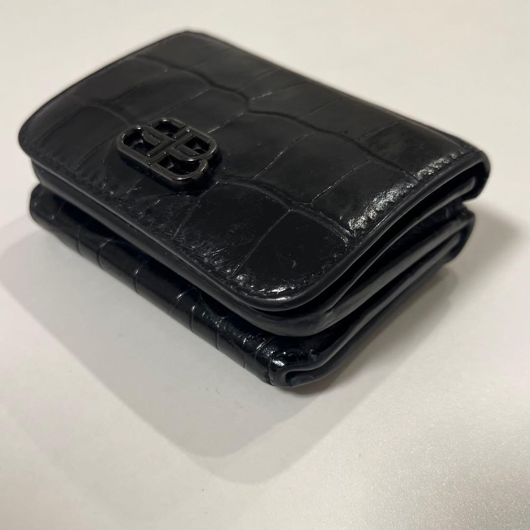 小物 BALENCIAGA 601387 BB Compact Wallet