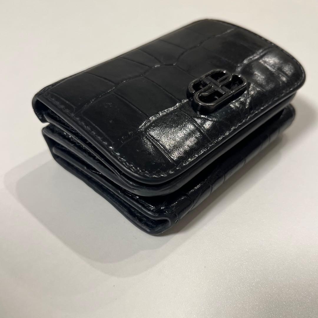 小物 BALENCIAGA 601387 BB Compact Wallet