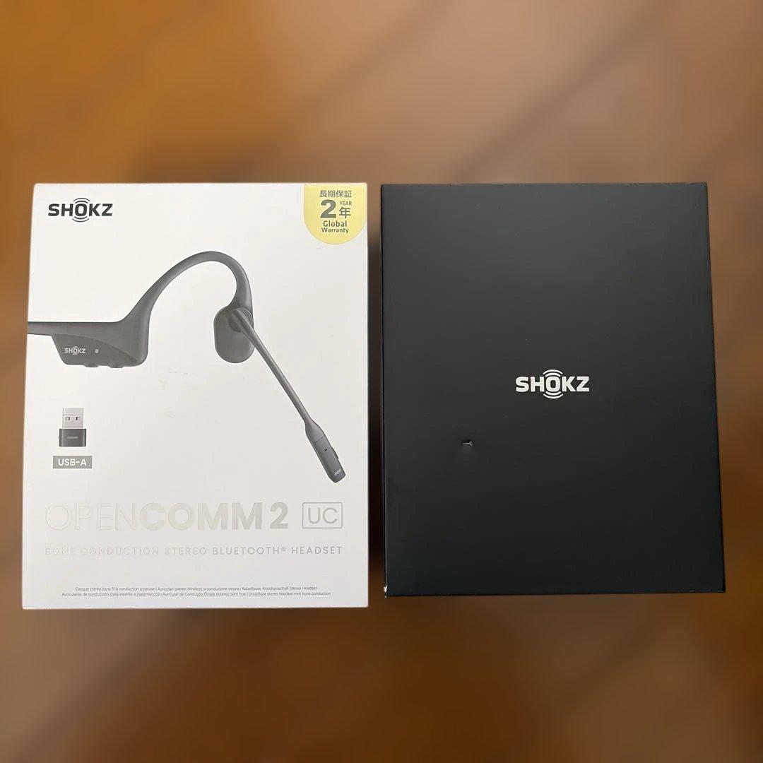 SHOKZ OPENCOMM2 UC 骨伝導ヘッドセット