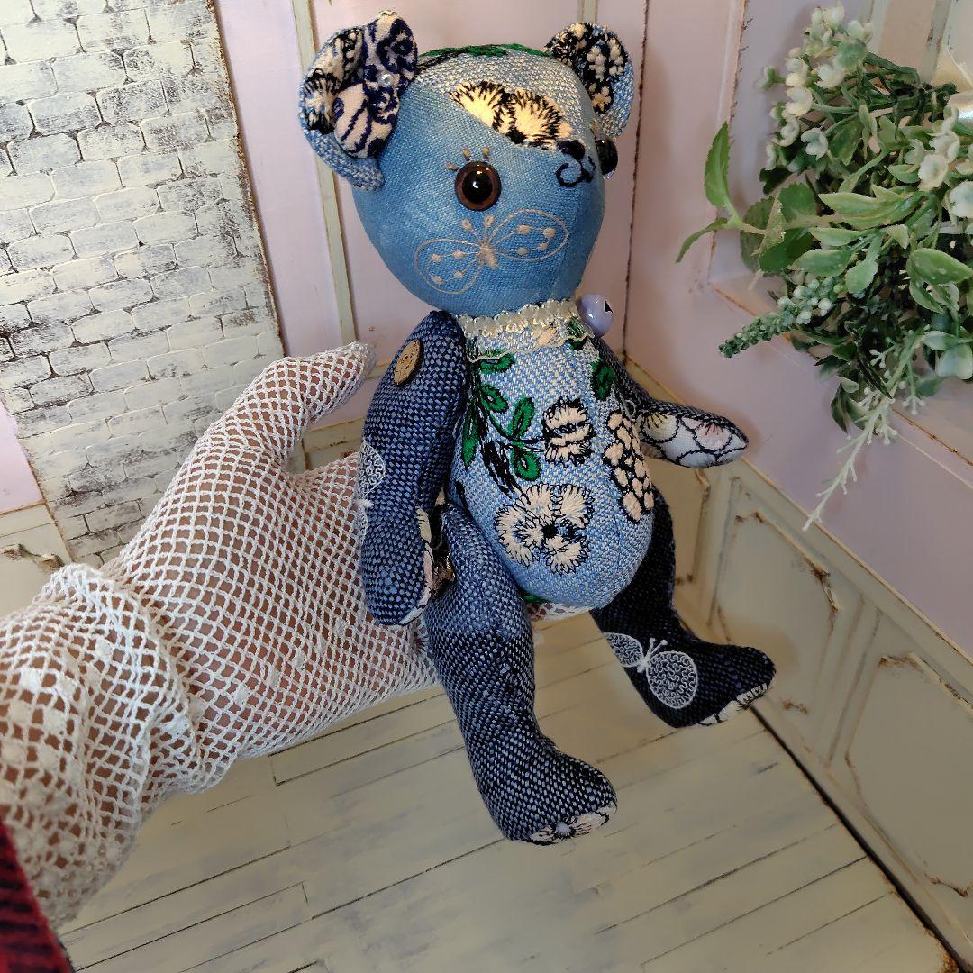 ミナペルホネン＊ハンドメイド＊ぬいぐるみ＊テディベア＊89