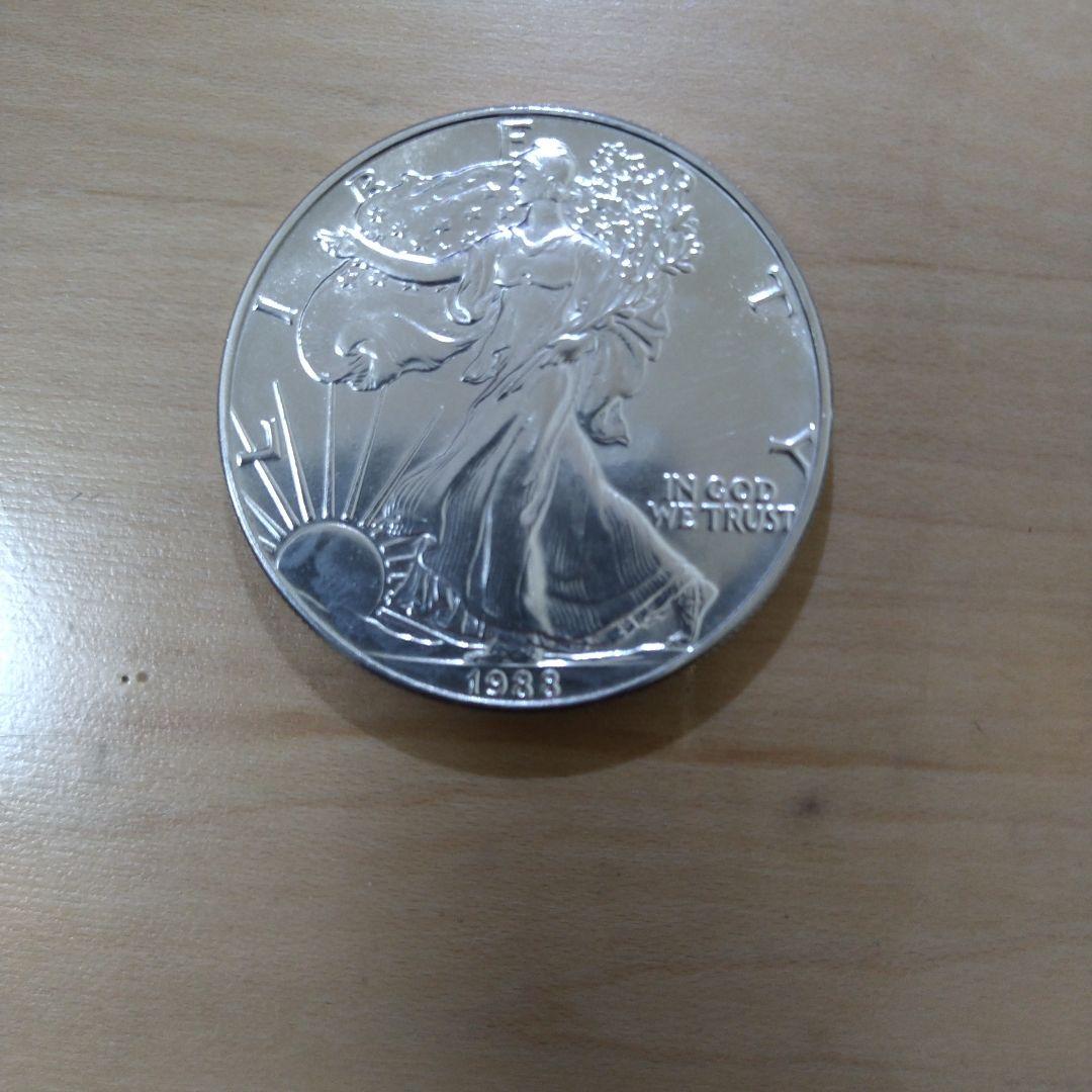 1988年 アメリカンイーグル ウォーキングリバティ銀貨 1ドル
