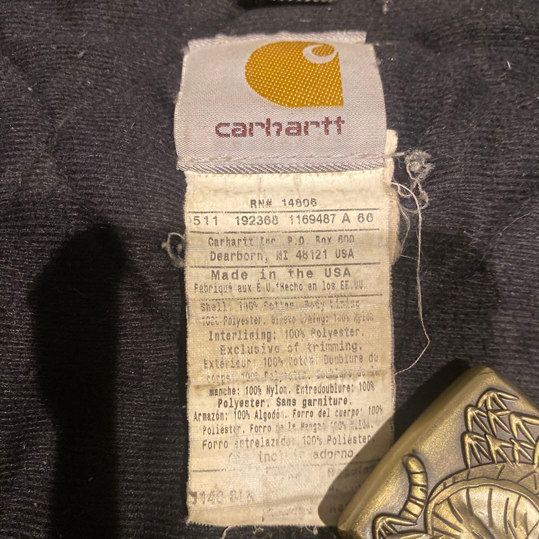 h*3様 90s USA製 (ボロ)Carhartt カーハートアクティブジャケ