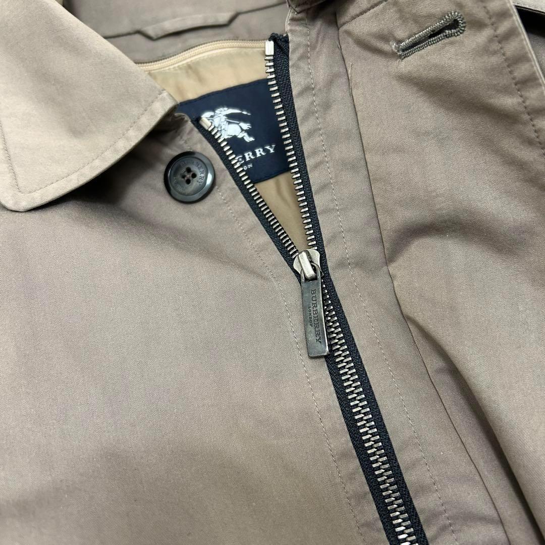 【希少】バーバリーロンドン モッズコート 茶 ノバチェック柄 M ダウンライナー