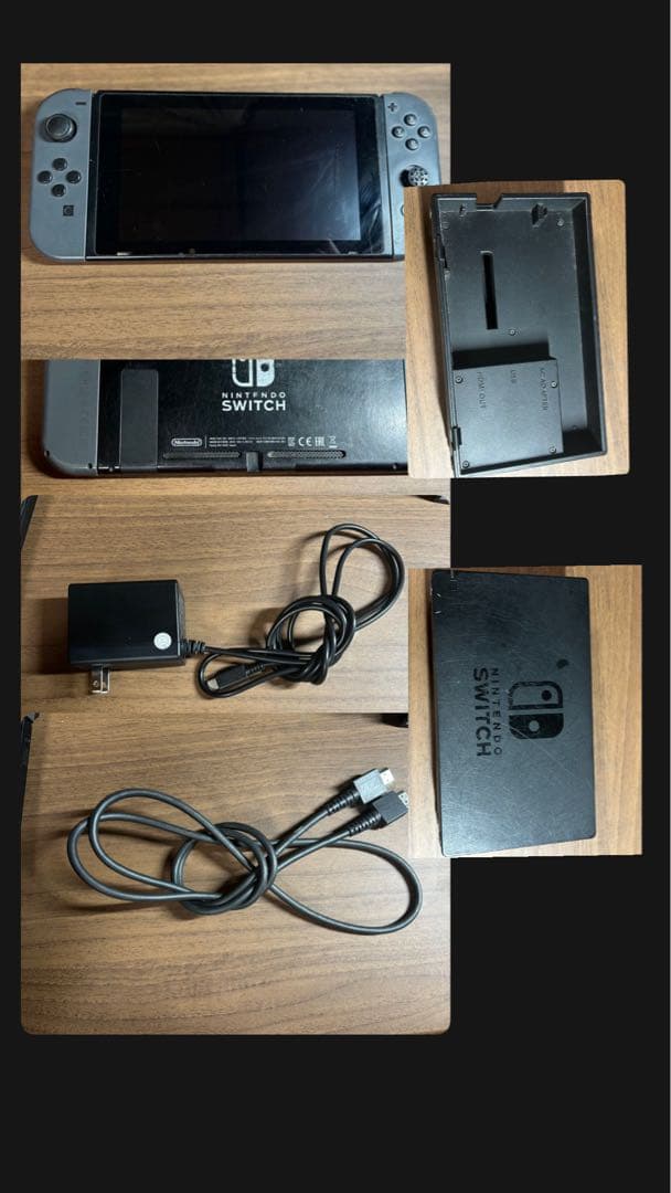 Nintendo Switch本体セット ドック付き 背面パネルなし動作確認済み