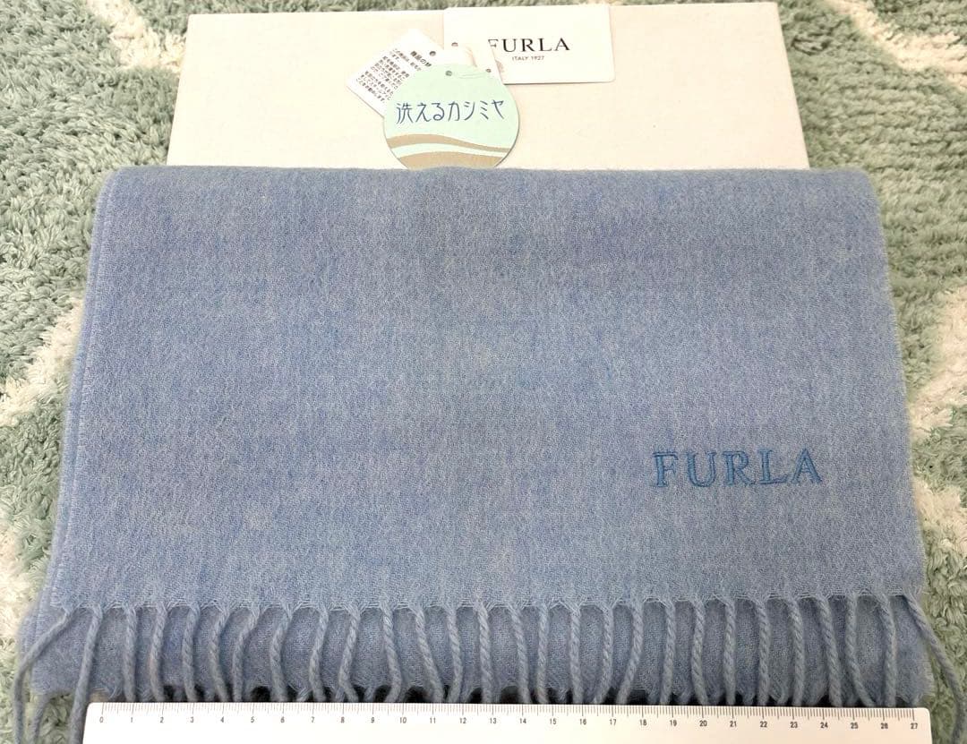 FURLA 洗えるカシミヤ 100%マフラー