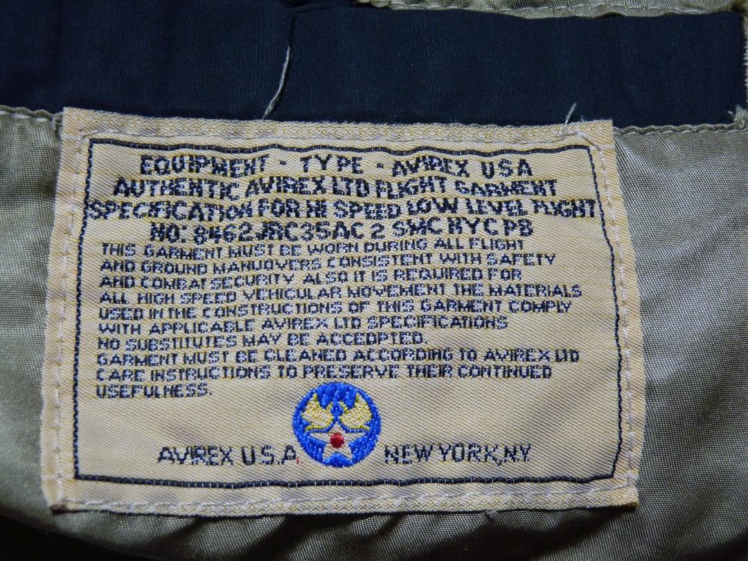 AVIREX　アヴィレックス　USA製　TYPEA2　フライトジャケット　2XL